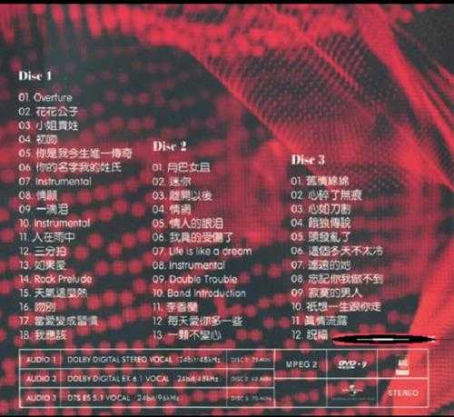 张学友《二分之一世纪演唱会》3CD[WAV+CUE]