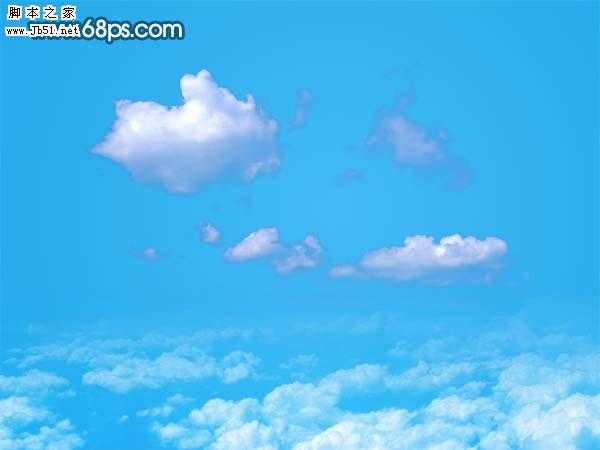 Photoshop 一颗梦幻的云彩心