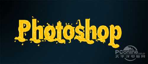 Photoshop 图层样式使用之融化字体实现