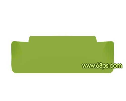 Photoshop 逼真的绿色沙发