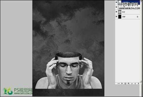 photoshop 精彩合成超强的静思者