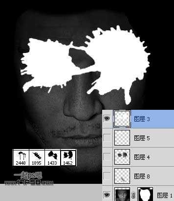 photoshop制作出人物脸部剥皮效果