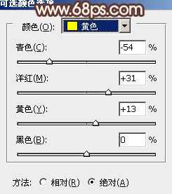 Photoshop将草地人物图片调制出柔和的暖褐色效果