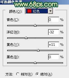 Photoshop为人物写真图片增加甜美的粉橙色效果