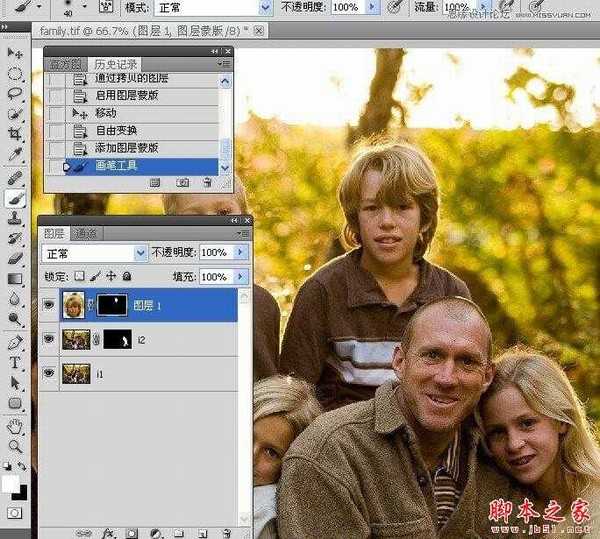 Photoshop组合数码照片中的精彩部分