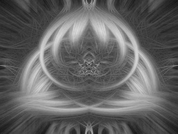 PS利用滤镜及图层叠加制作抽象的火焰光束