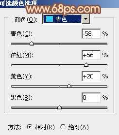 Photoshop将树林人物调制出柔和的秋季橙褐色