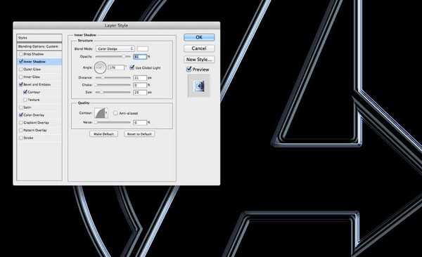 PS绘制金属质感复仇者标志