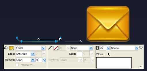 fireworks入门教程:用fireworks进行图标刻画设计细节