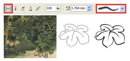 利用CorelDRAW临摹工笔重彩画全过程(图文介绍)