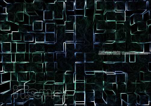 Photoshop利用滤镜制作超次元空间特效