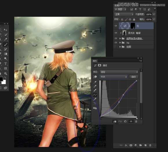 Photoshop合成超酷的生化危机电影海报效果图教程