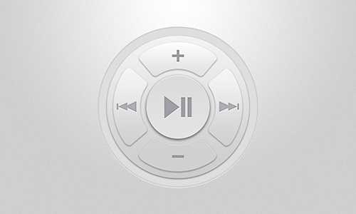 PS教你快速打造简约时尚的播放器图标
