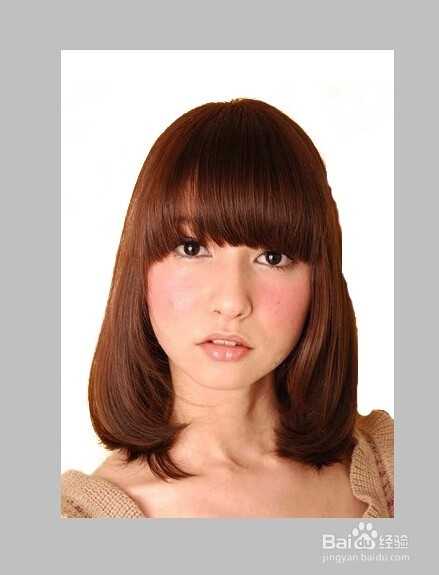 如何快速用PS更换一寸照底色?