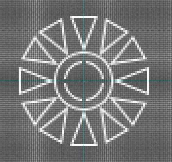 Photoshop自制细腻漂亮的黑白几何图案