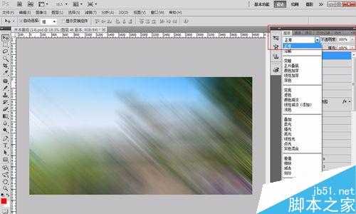 PS为景观效果图添加阳光光束效果