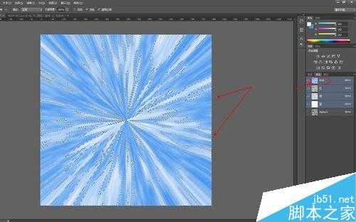 用PS简单制作促销海报的放射性渐变背景