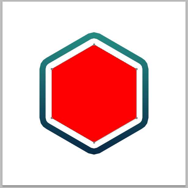 PS制作时尚美观的六边形LOGO