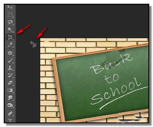 PS怎么快速把倾斜的图片调正?