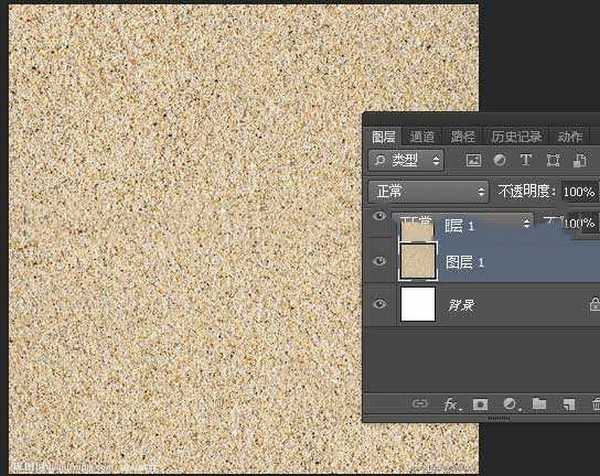 Photoshop制作非常华丽细腻的金色沙粒字特效教程