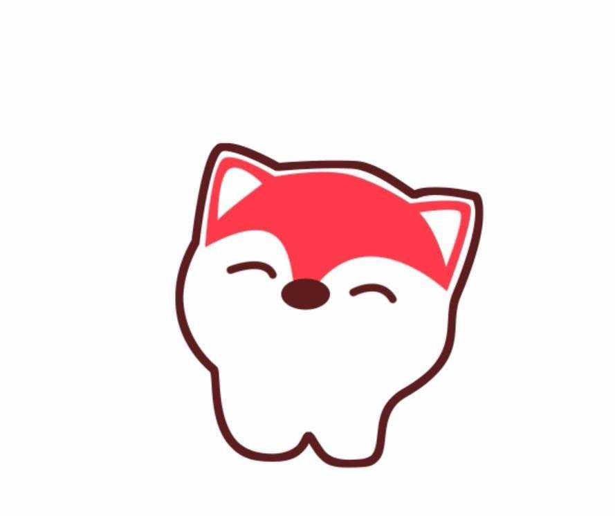 PS怎么设计一个萌萌的小狐狸图标?