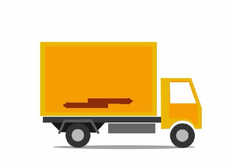 PS怎么画一个辆黄色的大型货车?