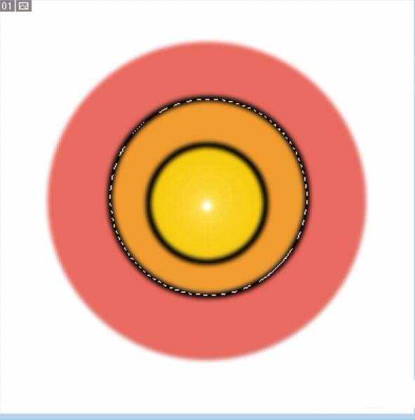 ps中怎么绘制小太阳图标?