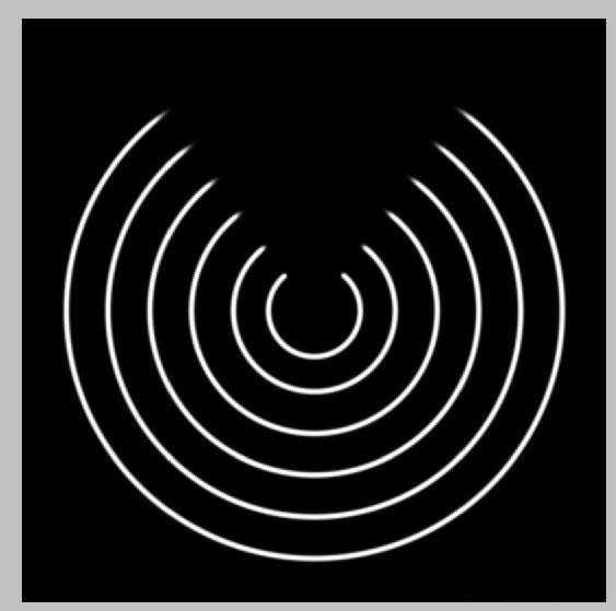 PS怎么使用极坐标滤镜制作漂亮的线条图形?