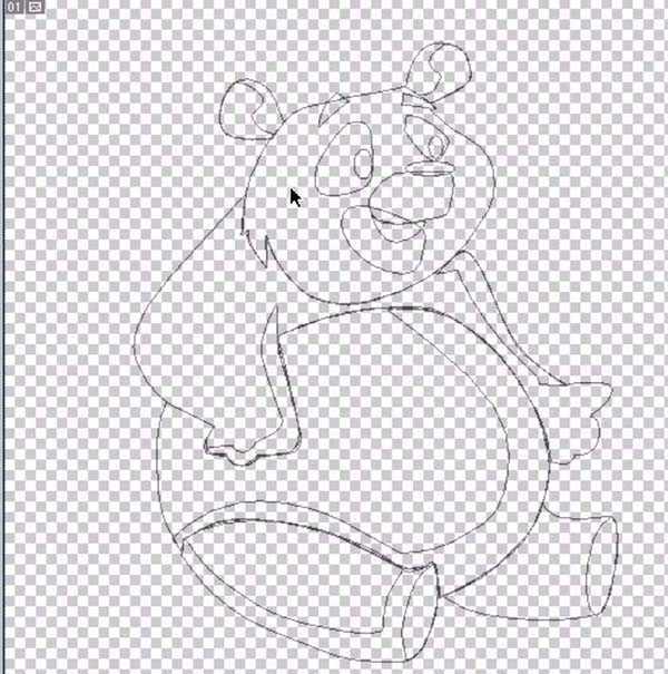 ps怎么手绘卡通熊猫? ps画熊猫的教程