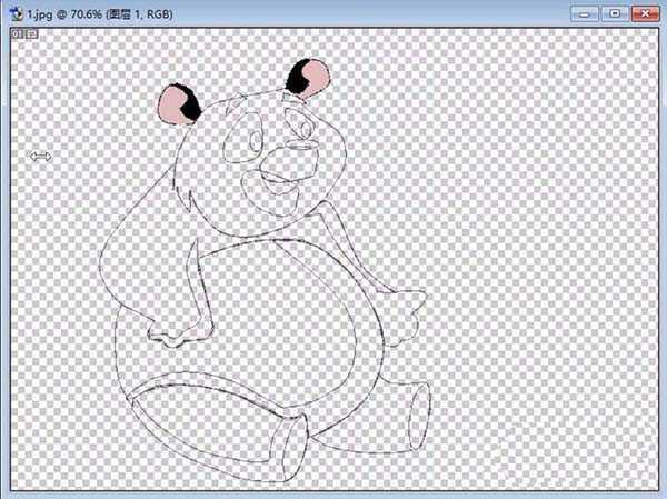 ps怎么手绘卡通熊猫? ps画熊猫的教程
