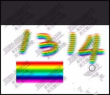 PS混合器画笔怎么绘制图形或文字?