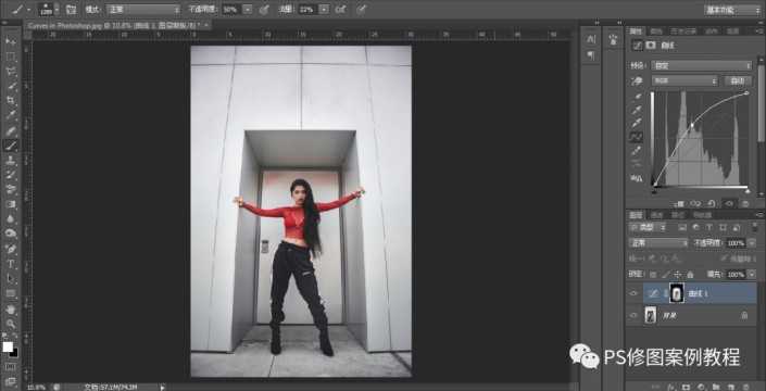 ps曲线工具使用-通过ps曲线工具对图片进行调色操作实例教程