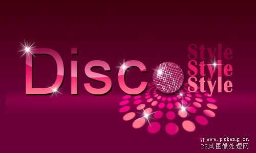 photoshop 一个动感的音乐标志