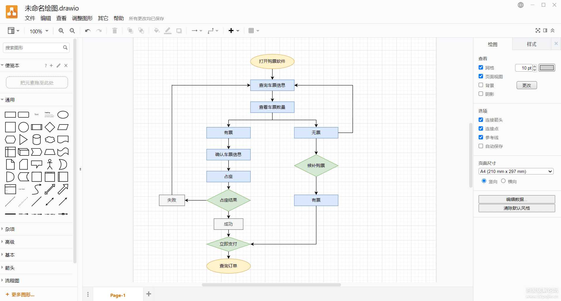 流程图制作工具draw.io v17.4.2